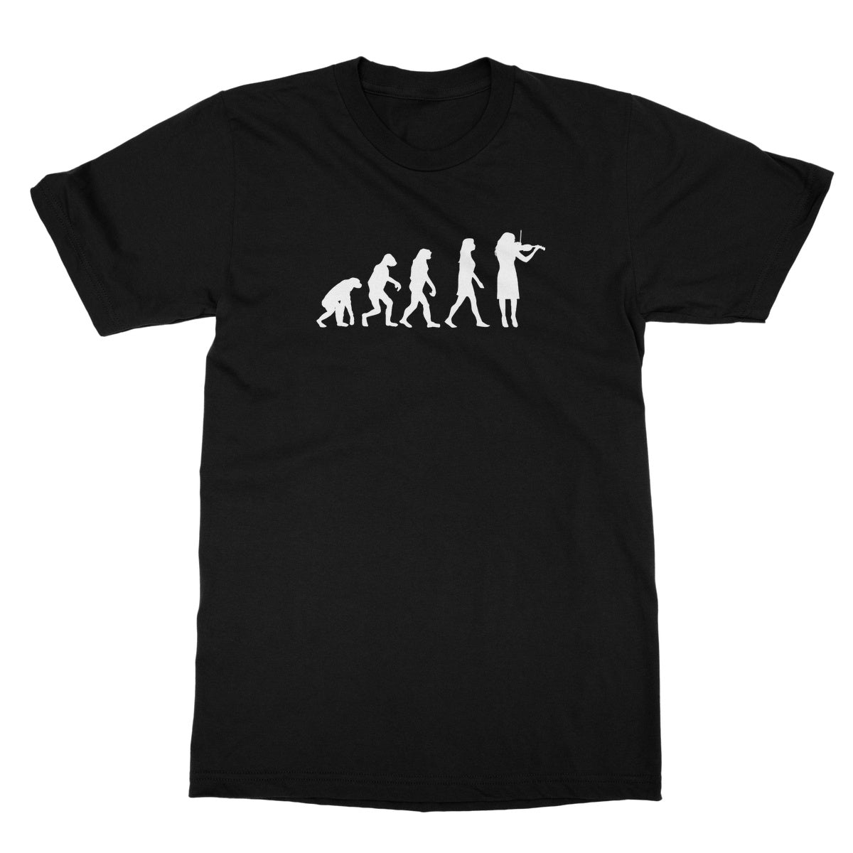 Evolution of Female Fiddle Players T-Shirt
