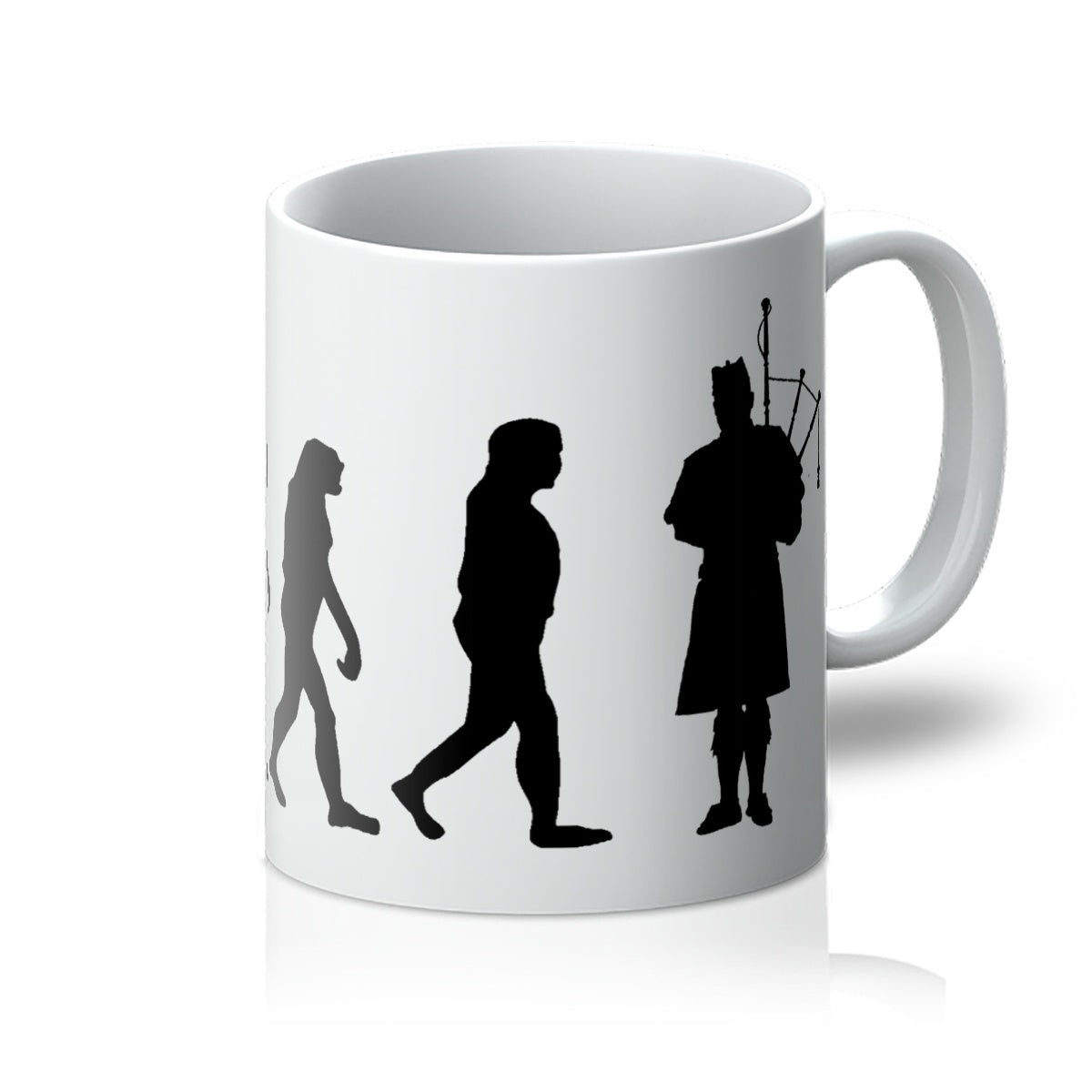 Evolution of Bagpipe players Mug
