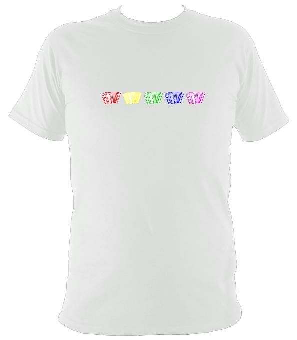 Rainbow Accordions T-shirt - T-shirt - White - Mudchutney