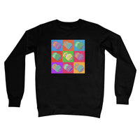 Warhol Style Concertinas Crew Neck Sweatshirt