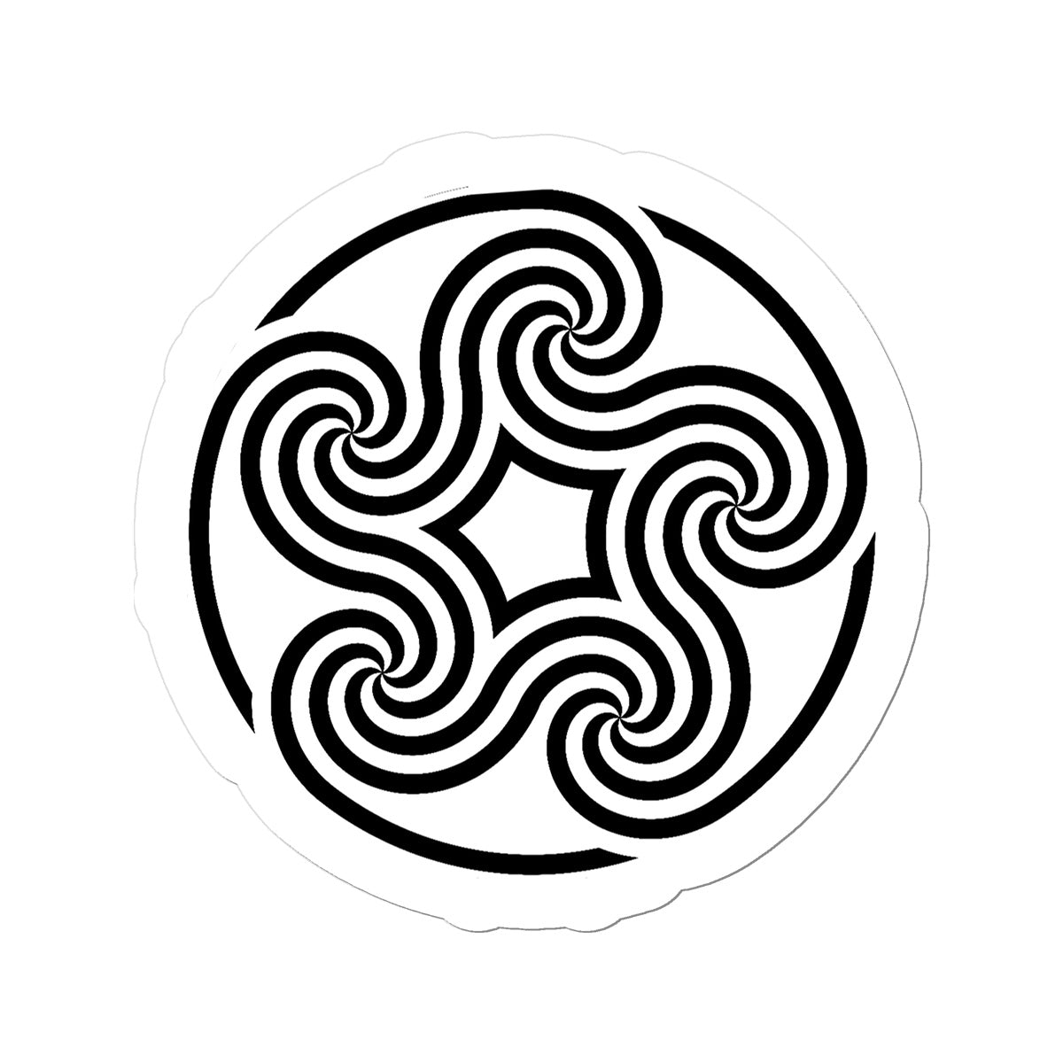 Five way Celtic Sticker