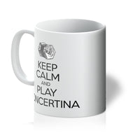 Keep Calm & Play English Concertina Mug