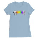 Rainbow Sound Wave Concertina Women's T-Shirt