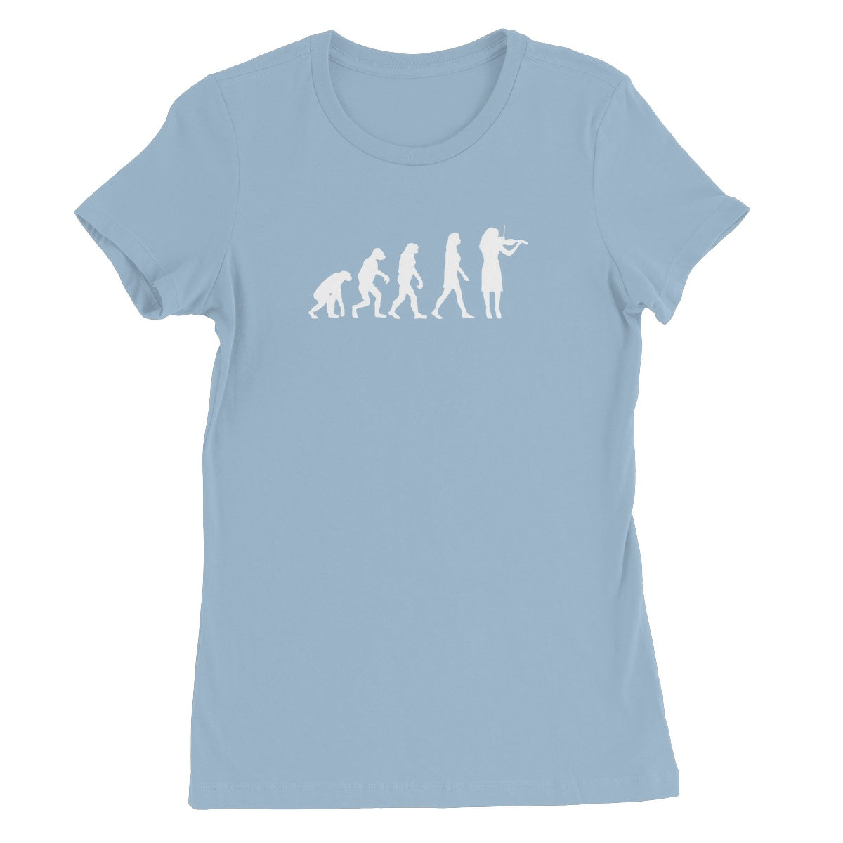 Evolution of Female Fiddle Players Women's T-Shirt