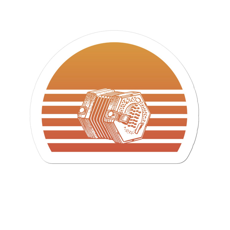 Sunset Concertina Sticker