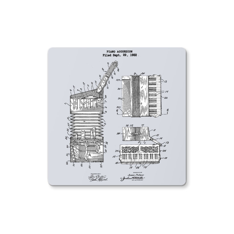 Accordion Patent Coaster