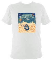 Cambridge Folk Festival - Design 6 - T-shirt - T-shirt - White - Mudchutney