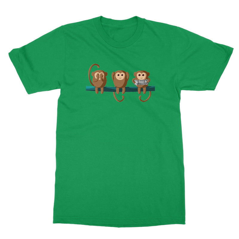 Play No Concertina Monkeys T-Shirt