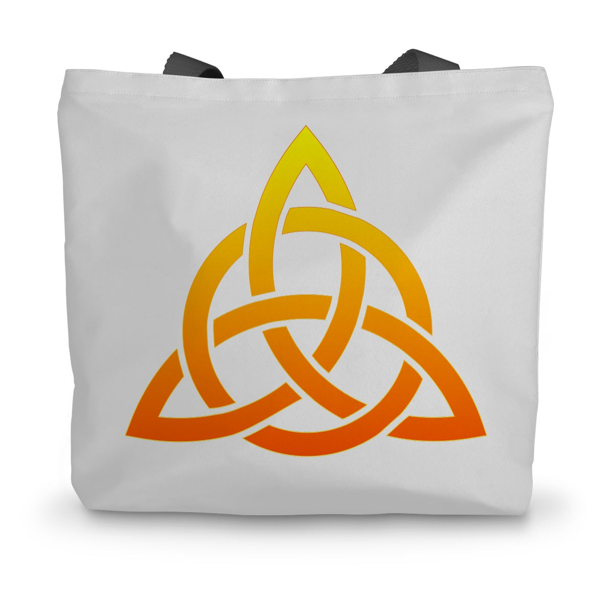 Fiery Celtic Trinity Canvas Tote Bag