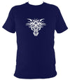 Tribal Dragon Tattoo T-shirt - T-shirt - Navy - Mudchutney