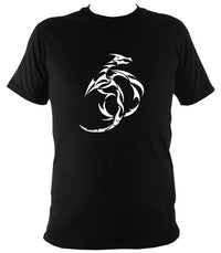 Tribal Dragon T-shirt - T-shirt - Black - Mudchutney