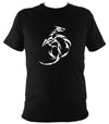 Tribal Dragon T-shirt - T-shirt - Black - Mudchutney