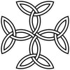 Celtic 4 sided knot Sticker