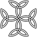 Celtic 4 sided knot Sticker