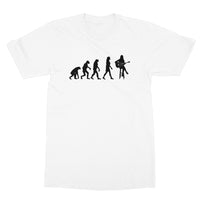 Evolution of Female Guitar Players Softstyle T-Shirt