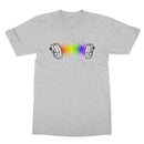Rainbow Sound Wave Concertina T-Shirt