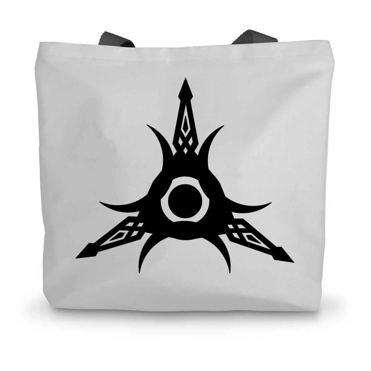 Tribal Edge Tattoo Canvas Tote Bag