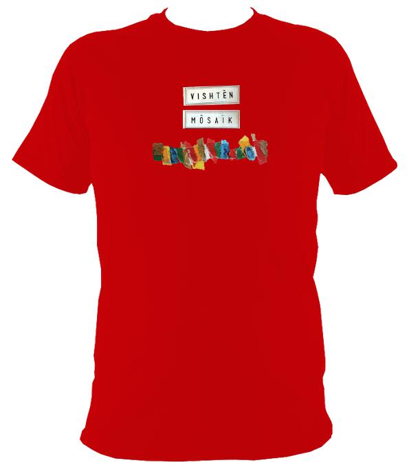 Vishtèn "Mosaic" T-Shirt - T-shirt - Red - Mudchutney