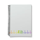 Rainbow Heartbeat Accordion Notebook