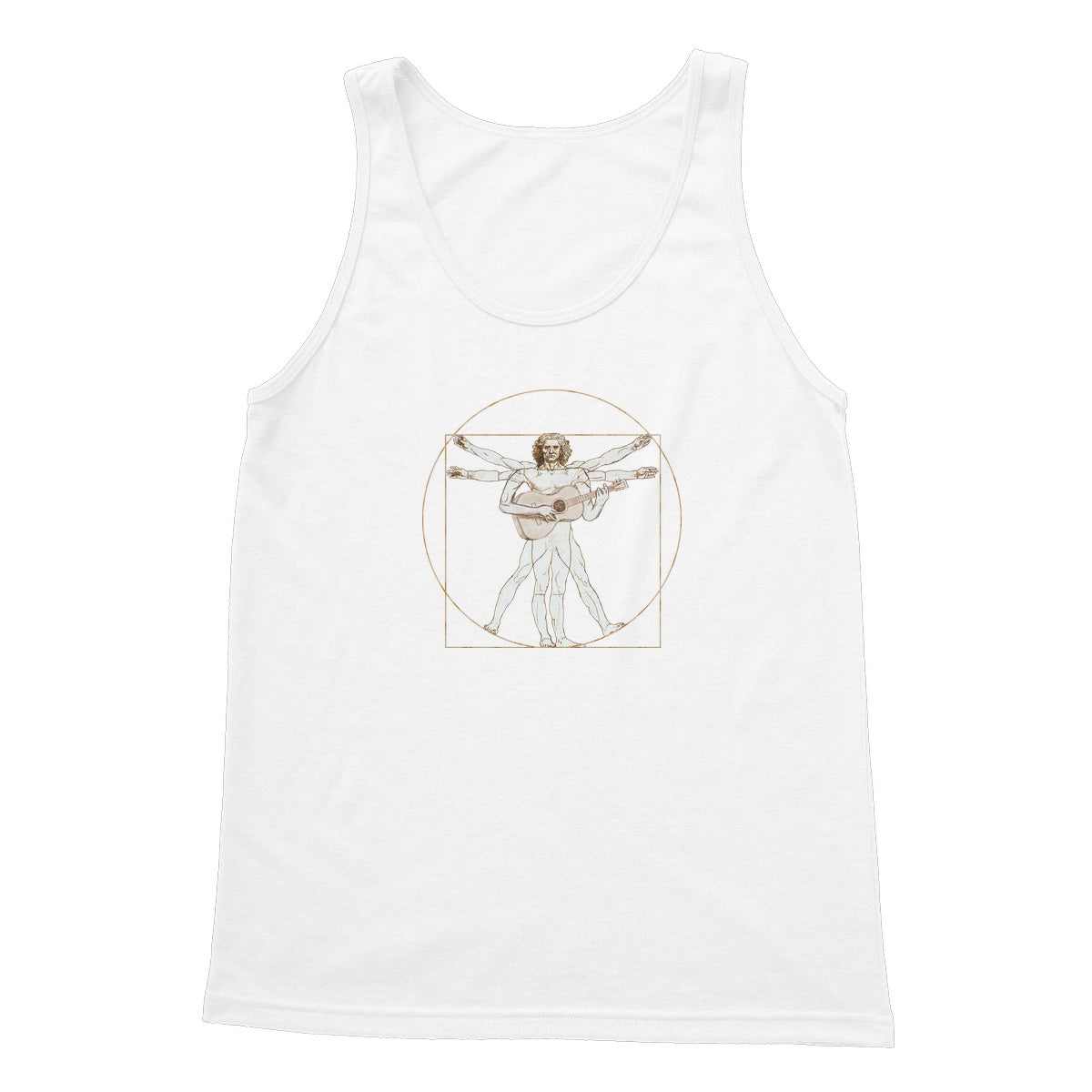 Da Vinci Guitar Tank Top