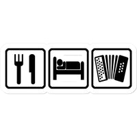 Eat Sleep & Play Melodeon Sticker