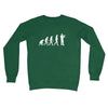 Evolution of Flute Players Crew Neck Sweatshirt