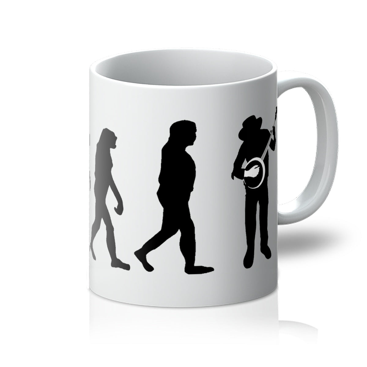 Evolution of Banjo Players Mug