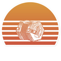 Sunset Concertina Sticker