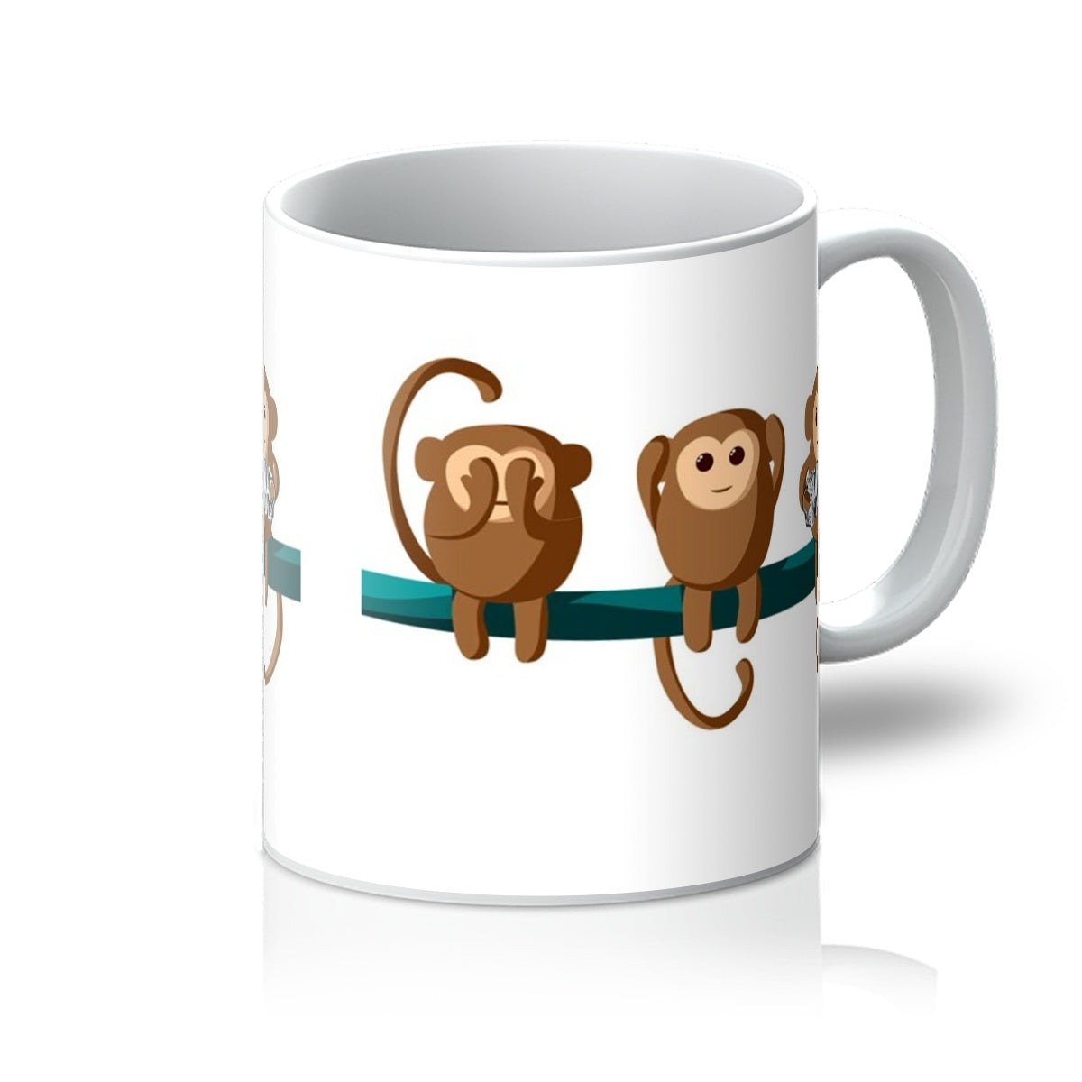 Play No Concertina Monkeys Mug