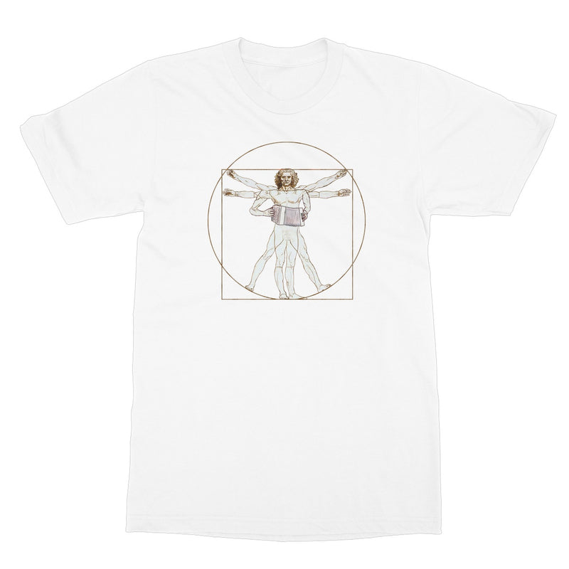Da Vinci Vitruvian Man Melodeon T-Shirt