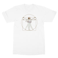 Da Vinci Vitruvian Man Melodeon T-Shirt