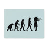 Evolution of Female Fiddle Players Glass Chopping Board