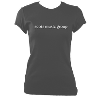 Scots Music Group "Long Logo" Womens Fitted T-shirt