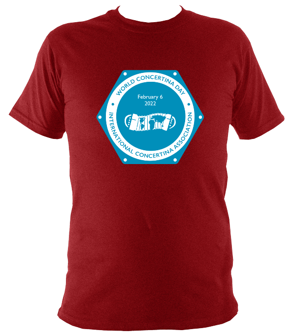 World Concertina Day 2022 T-shirt (printed in UK)