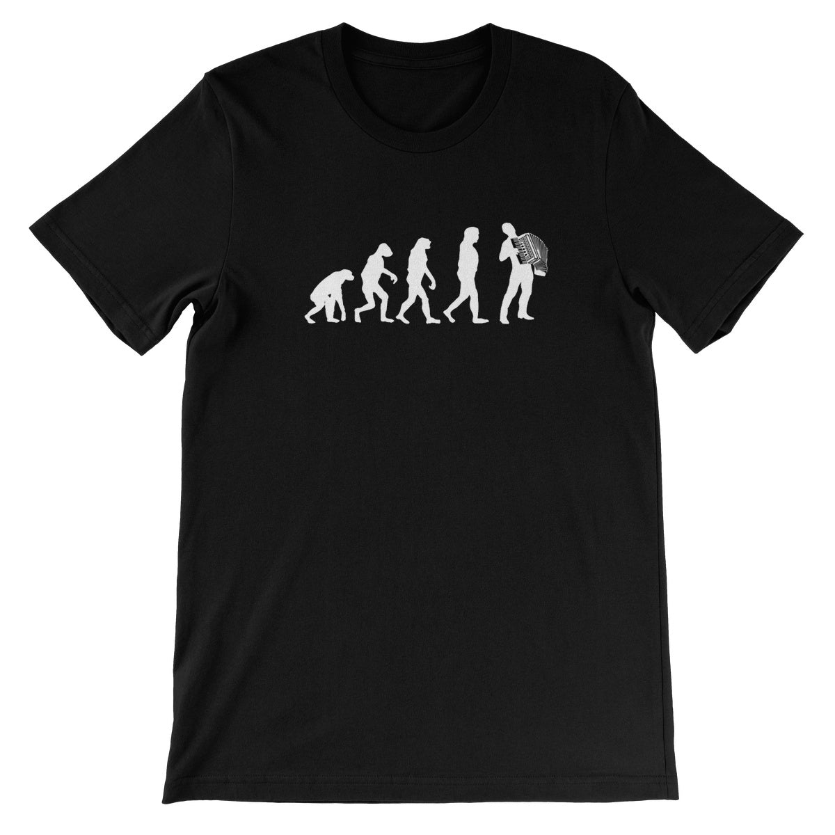 Evolution of an Accordion Player T-Shirt