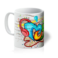 Music Graffiti Art Mug