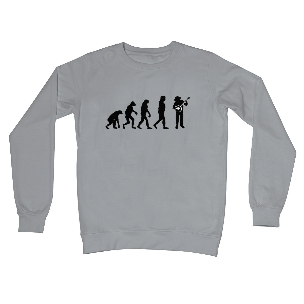 Evolution of Banjo Players Sweatshirt