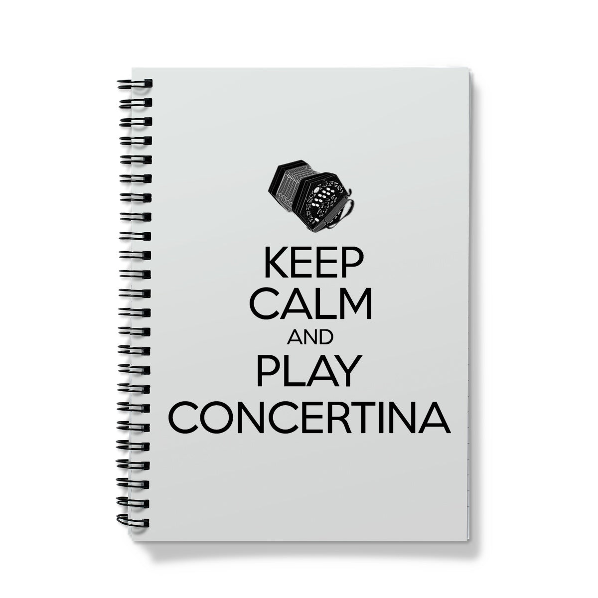 Keep Calm & Play Anglo Concertina Notebook