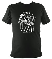 Egyptian or Tribal Style Bird - T-shirt - Forest - Mudchutney