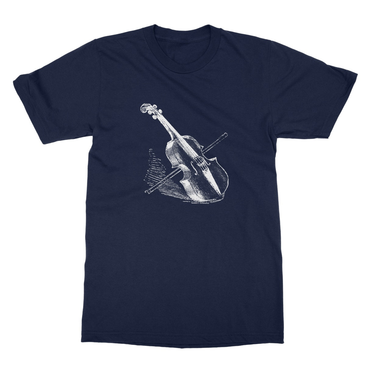 Fiddle and Bow Sketch T-Shirt