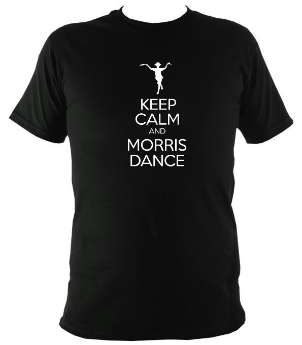 Keep Calm & Morris Dance T-shirt - T-shirt - Black - Mudchutney
