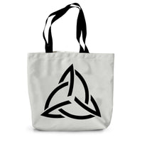 Triple Celtic Symbol Canvas Tote Bag