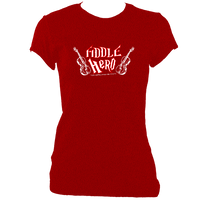 Fiddle Hero Women's Fitted T-shirt