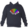 Rainbow Chromatic Accordion Hoodie-Hoodie-Denim-Mudchutney