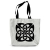 Celtic Square Knot Canvas Tote Bag