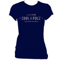 Cambridge Folk Festival Cool as Folk Fitted T-shirt