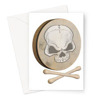 Bodhran and Crosstippers Greeting Card