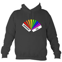 Rainbow Melodeon Hoodie-Hoodie-Charcoal-Mudchutney