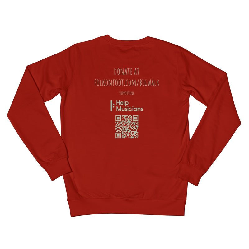 Folk on Foot - The Big Walk Crew Neck Sweatshirt