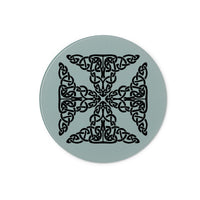 Complex Celtic Cross Glass Chopping Board